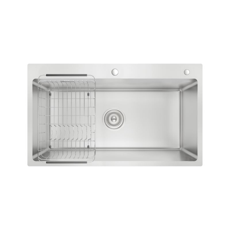 Chậu rửa bát inox 1 hố Konox KN8248SO Dekor